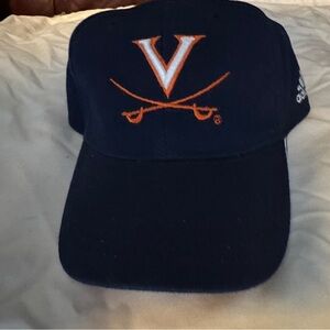 Adidas UVA Navy Blue Cap with Orange and white Logo children’s size